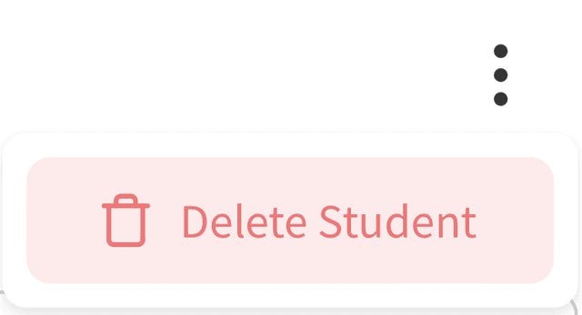 Delete Student Button