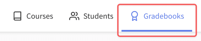 Gradebooks Navigation Link