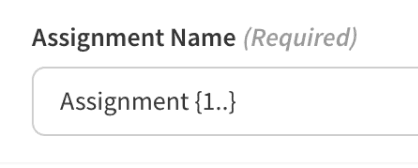 Incrementing Pattern Example