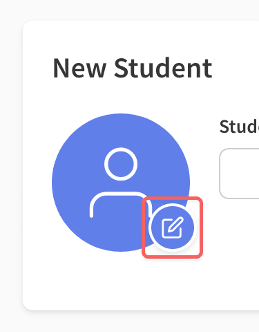 Upload Student Photo Button